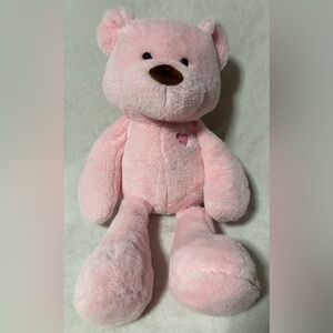 Charming Pink Stuffed Bear